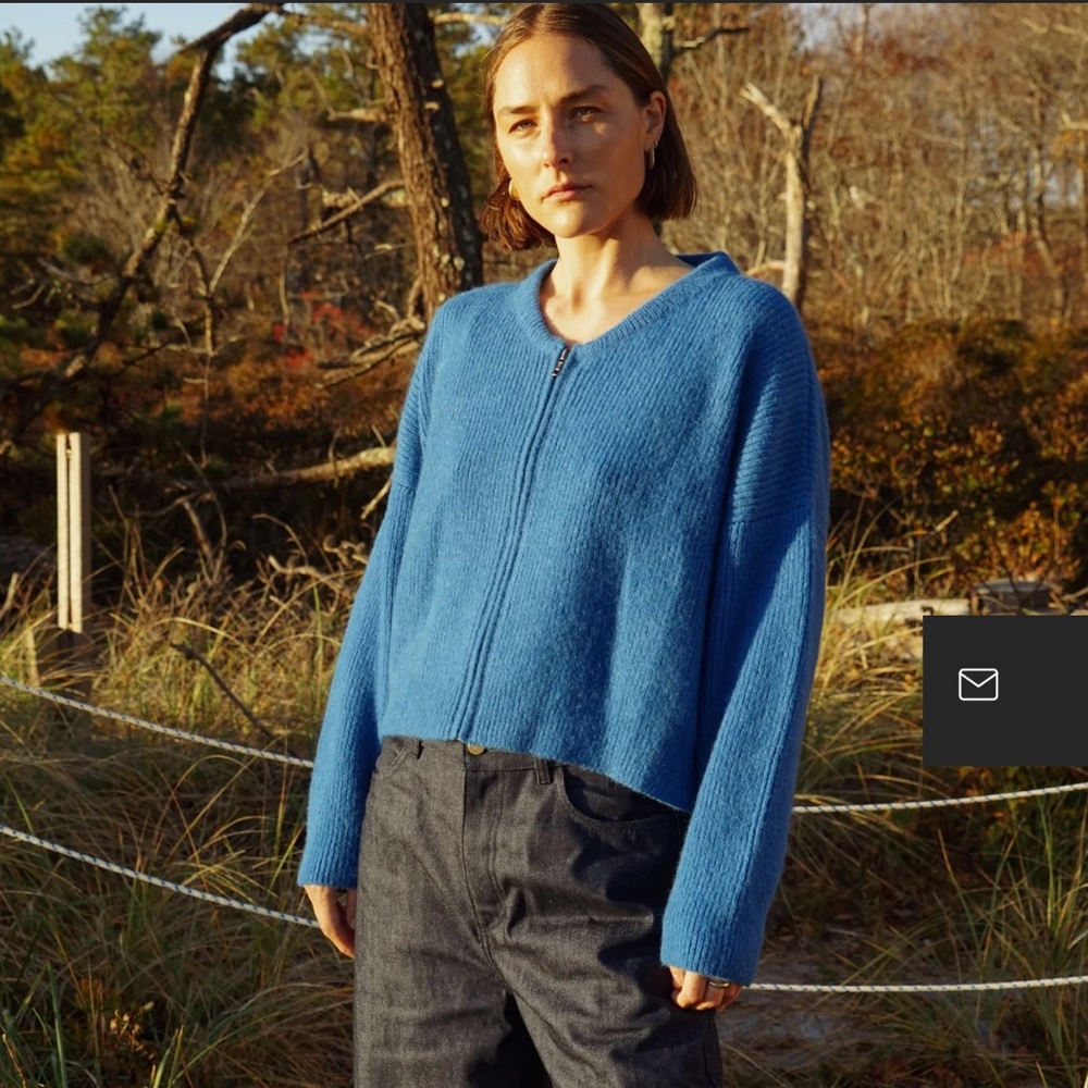 Sister Katie the elaina zip cardigan